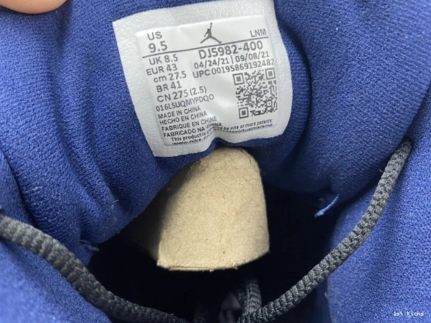1st Kicks Shoes DJ5982-400 Air 13 Brave Jordan Blue 0709